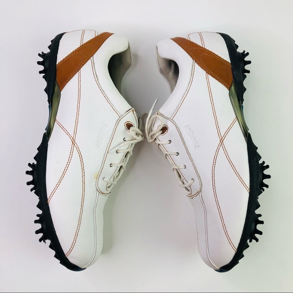 FootJoy LoPro Collection White Golf Shoes Spikes Size 6.5 M sportswear - Picture 2 of 9